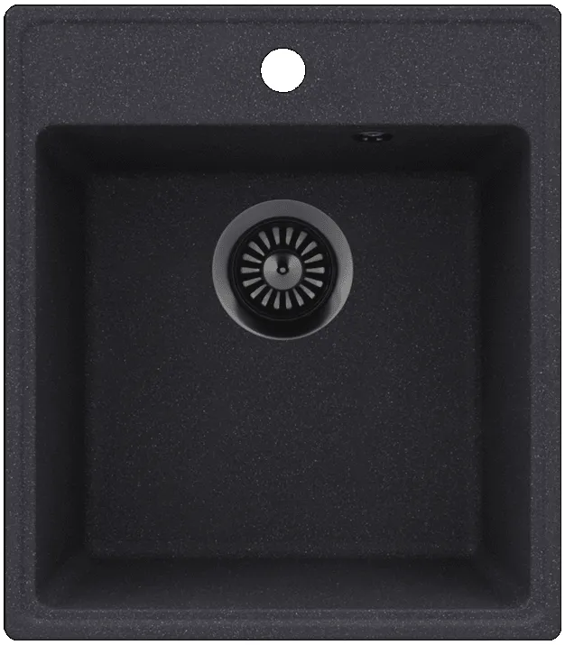 Детальное фото товара: Maunfeld Perla 425 MFQS-425DGR, мойка, гранит, темно-серый