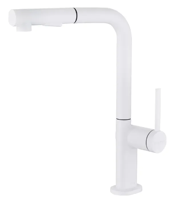 Фото товара: Paulmark NEO, смеситель, белый матовый