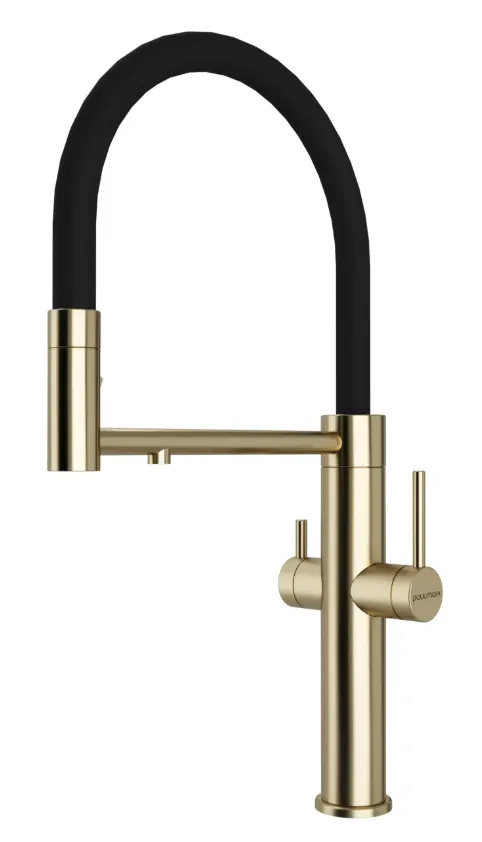 Фото товара: Paulmark NEXUS, смеситель, светлое золото
