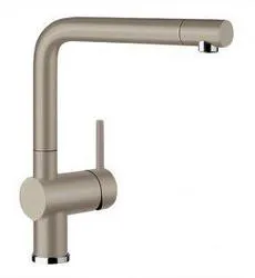 Фото товара: Blanco Linus, смеситель, гранит, серый беж