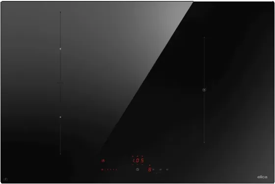 Фото товара: ELICA RATIO CONNEX 803 PLUS BL индукционная поверхность