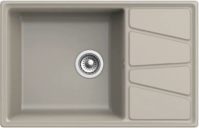 Детальное фото товара: GranFest VERTEX GF-V-780L, мойка, мрамор, топаз