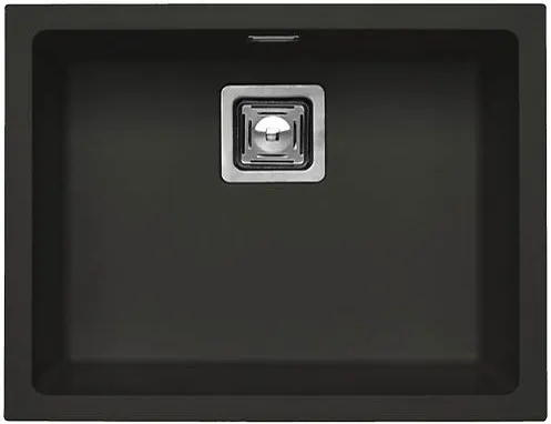 Фото товара: ALVEUS QUADRIX 50 GRANITAL+ DEEP BLACK-G9, мойка, гранит, черный (в комп.с сифоном 1133398)