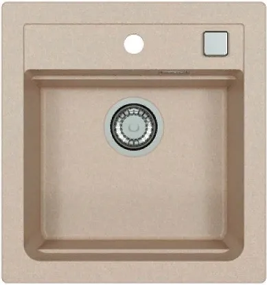 Фото товара: ALVEUS GRANITAL ATROX 20 TERRA - G22, мойка, гранит, песочный (в комплекте с сифоном 1132823)