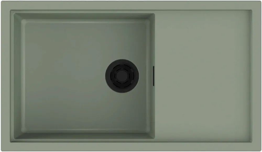 Детальное фото товара: Omoikiri Sintesi 86-WG, мойка, керамика, wind green