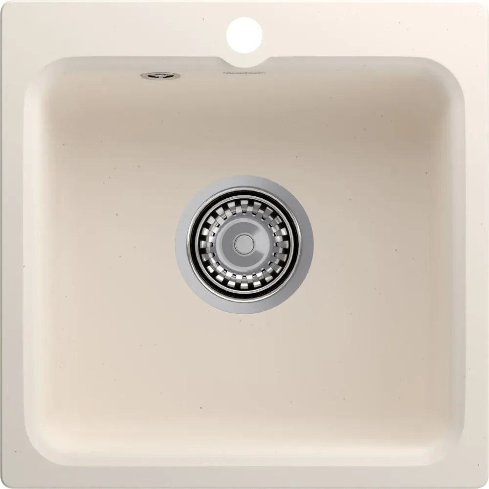 Фото товара: GranFest GF-SMART 430, мойка, мрамор, белый