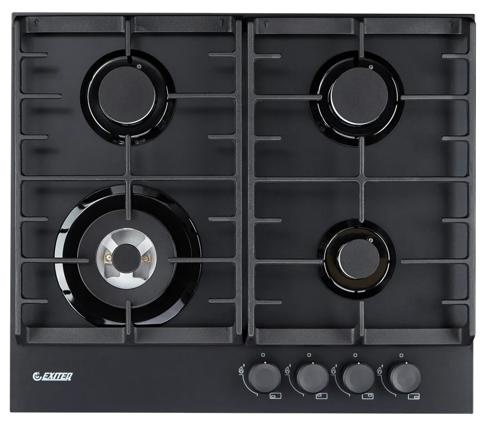 Фото товара: EXITEQ EXH-207 black matt газовая поверхность