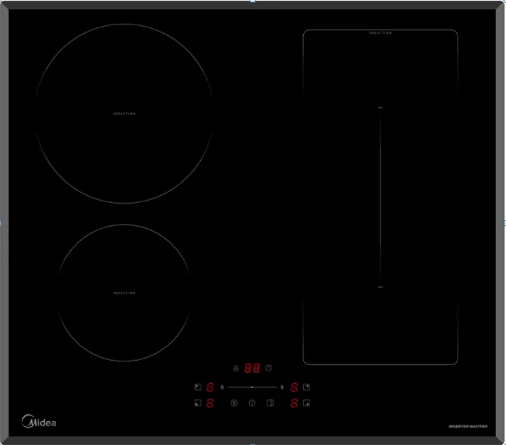 Детальное фото товара: Midea MIH65787F индукционная поверхность