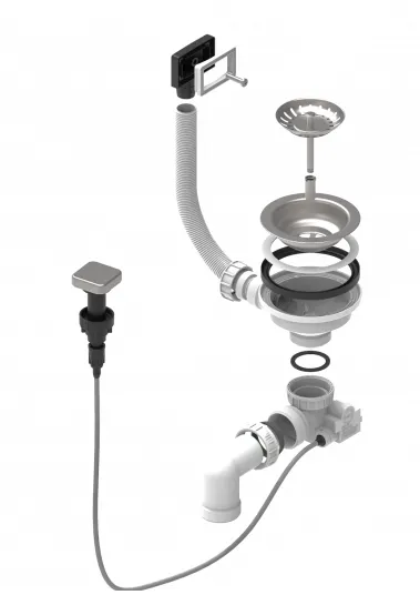 Фото товара: ALVEUS выпуск с переливом без сифона FI 114 POP UP