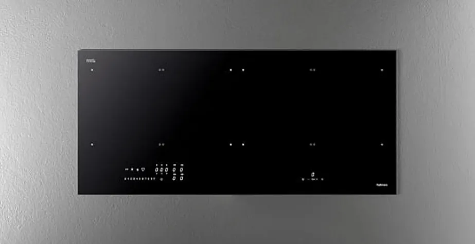Детальное фото товара: Falmec PIANO INDUZIONE BLACK MATT 88x40 Panoramic индукционная поверхность