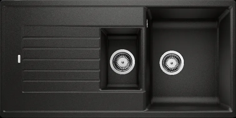 Фото товара: Blanco Zia 6S, мойка, гранит, черный