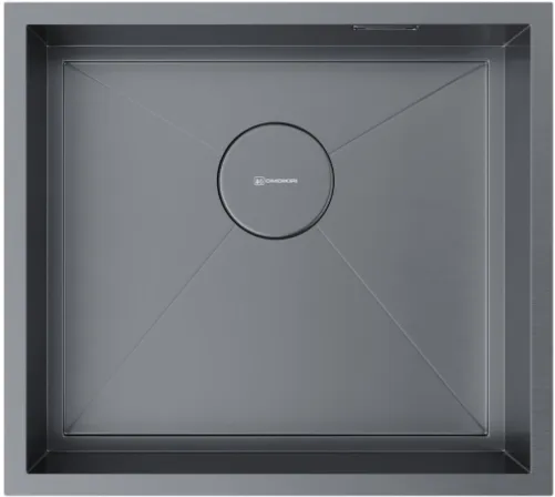 Детальное фото товара: Omoikiri Kasen 49-16 INT GM, мойка, нержавеющая сталь/вороненая сталь 