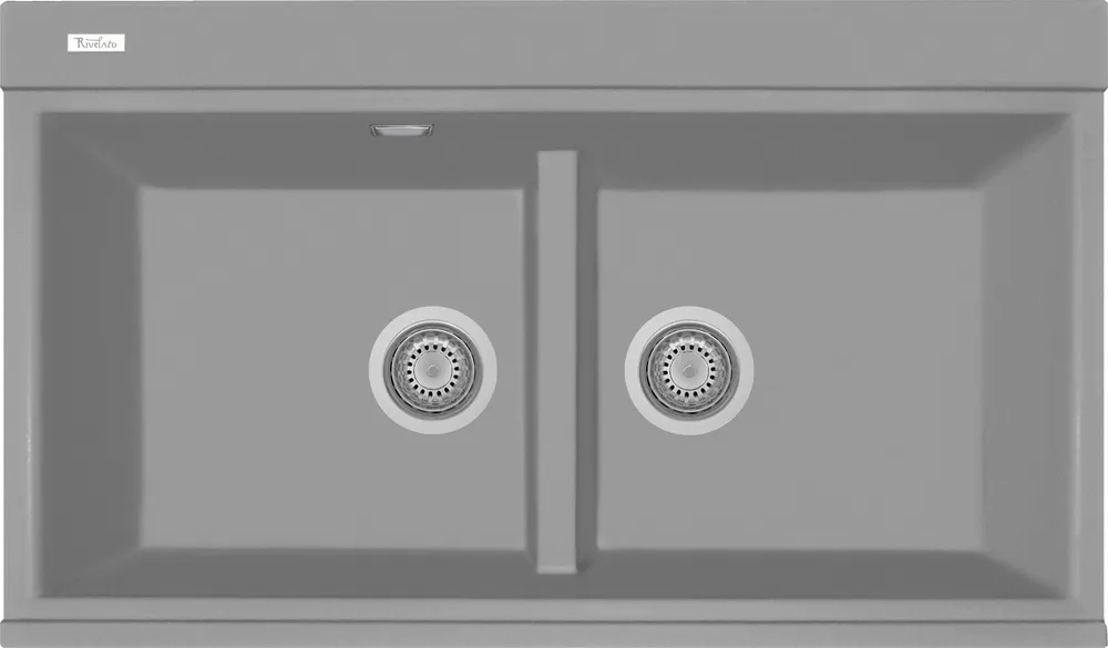 Фото товара: Rivelato FONDE FN-8638-2 titanio, мойка, керамика, серый