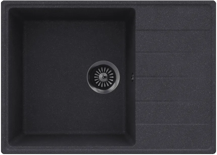 Фото товара: Maunfeld Lacrima 700 MFQS-700DGR, мойка, гранит, темно-серый