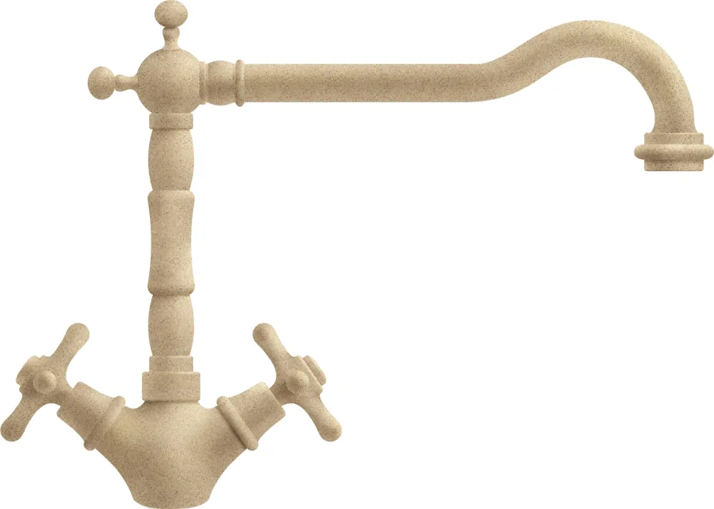 Детальное фото товара: ITALMIX  NOVECENTO NO 0910 DUNE, смеситель, гранит, светлый беж GR81