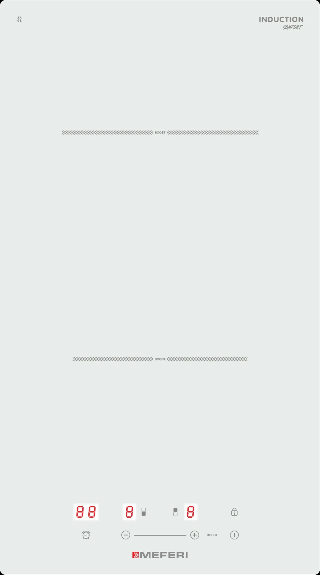 Фото товара: MEFERI MIH302WH COMFORT индукционная поверхность