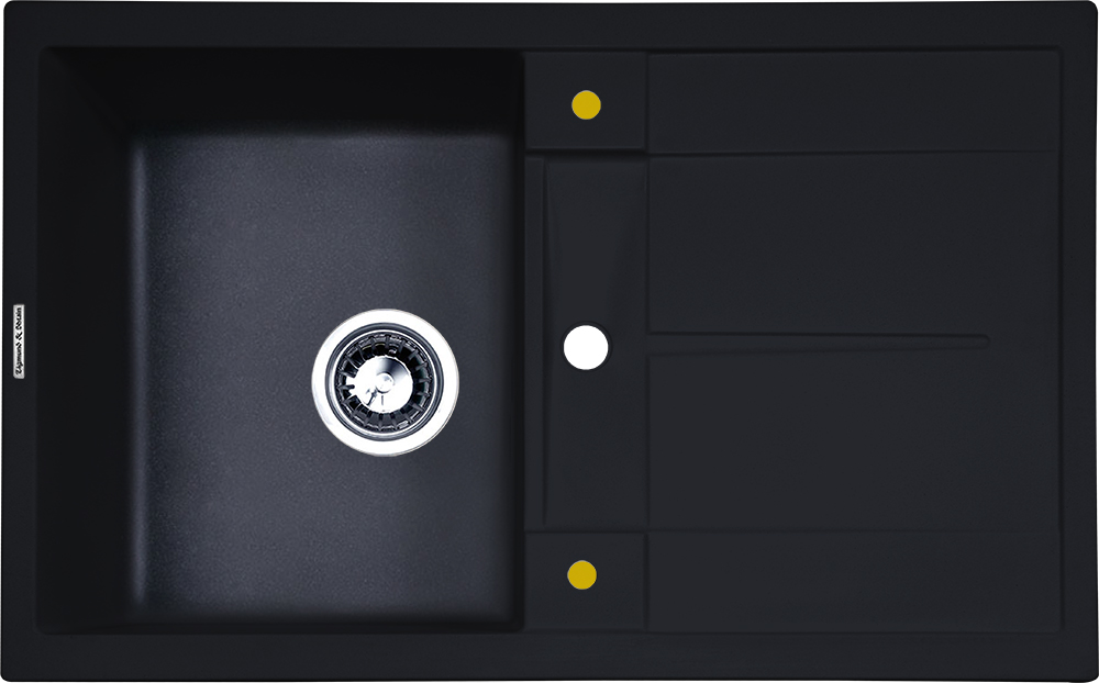 Фото товара: Zigmund & Shtain RECHTECK 780, мойка, темная скала