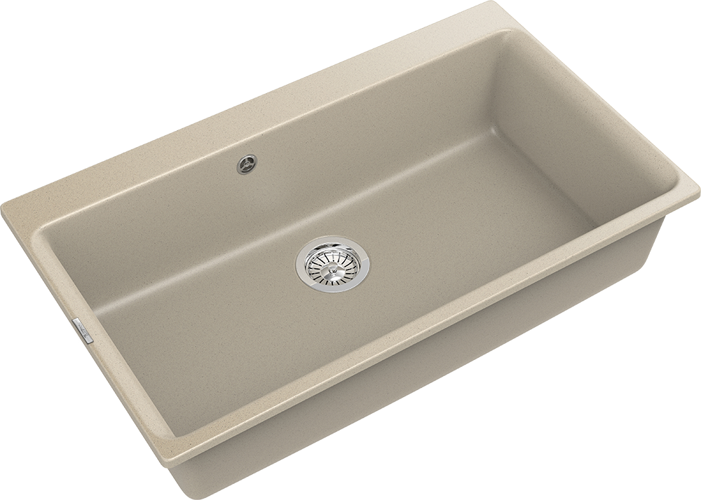 Детальное фото товара: Rivelato AXEL Х-90 beige scuro, мойка, гранит, темно-бежевый