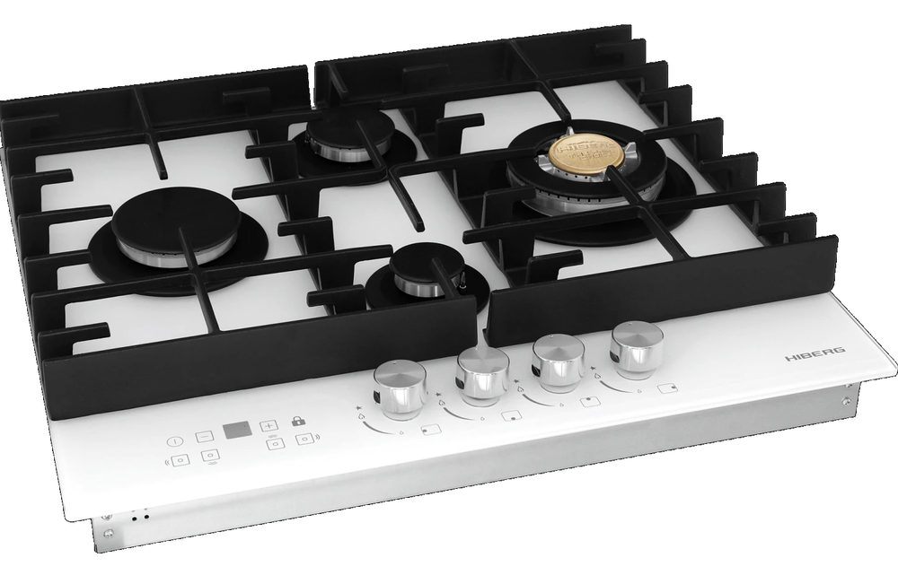 HIBERG VM 6145 W Детальное фото товара: HIBERG VM 6145 W газовая поверхность