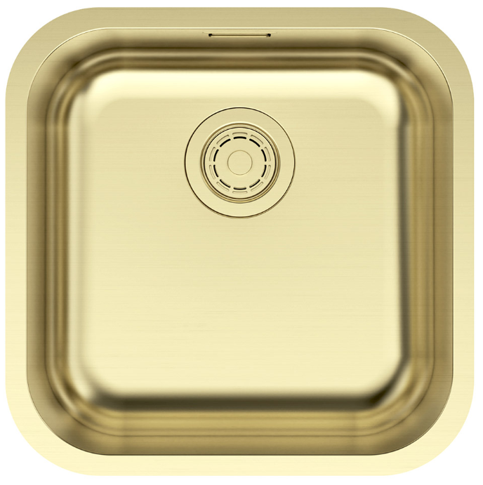 Фото товара: Paulmark VELLO 44 UNI, мойка, нержавеющая сталь, светлое золото