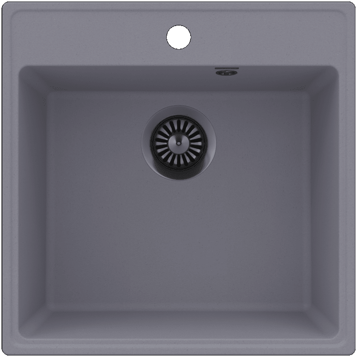 Фото товара: Maunfeld Perla 505 MFQS-505LGR, мойка, гранит, светло-серый