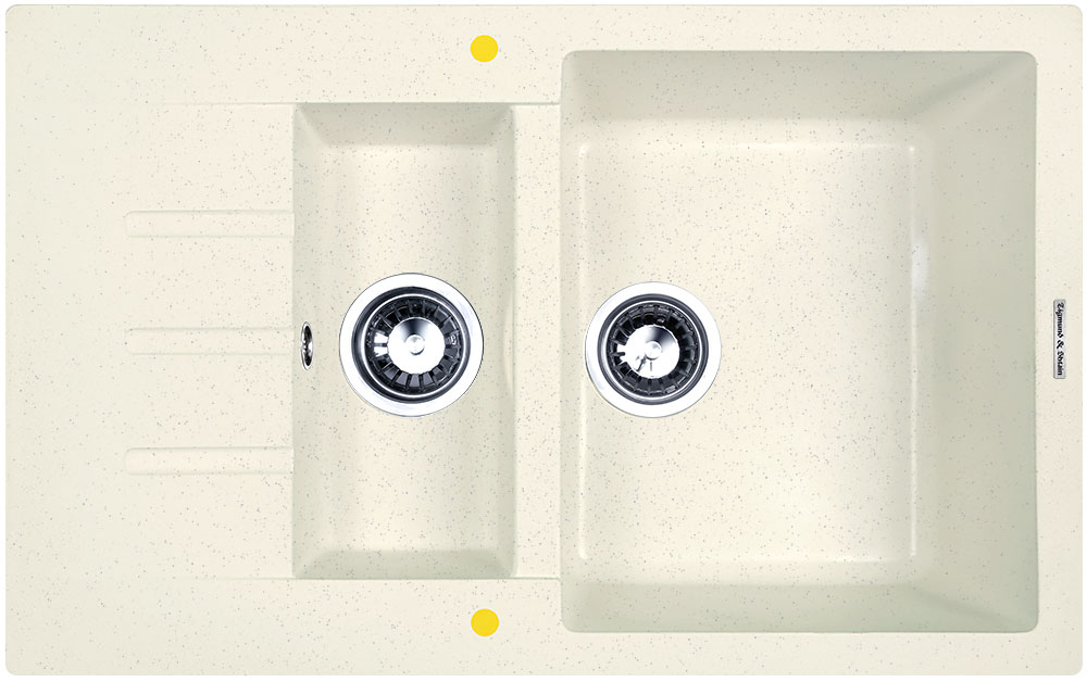 Детальное фото товара: Zigmund & Shtain RECHTECK 775.2, мойка, каменная соль 