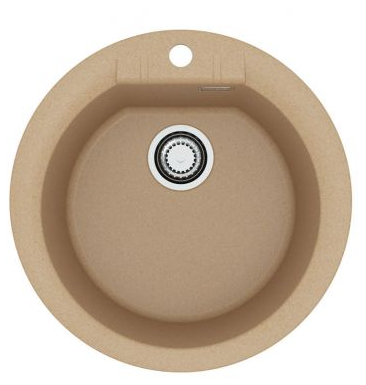 Фото товара: ALVEUS GRANITAL CADIT 100 G55 BEIGE FI 520, мойка, гранит, бежевый ( в комплекте с сифоном 1145083)