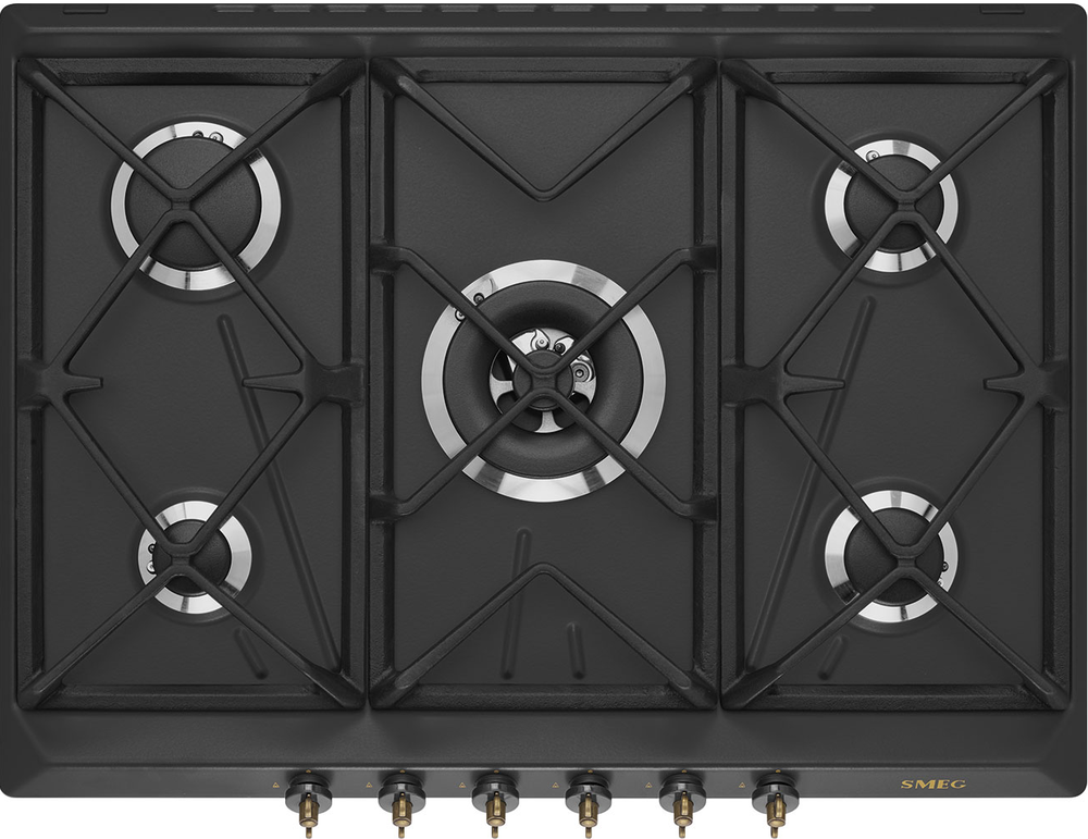 Фото товара: Smeg SRV876AOGH газовая поверхность