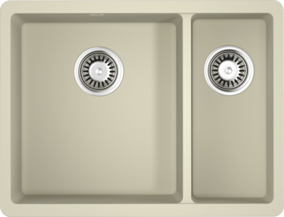 Фото товара: Omoikiri Kata 55-2-U-BE, мойка, гранит, ваниль