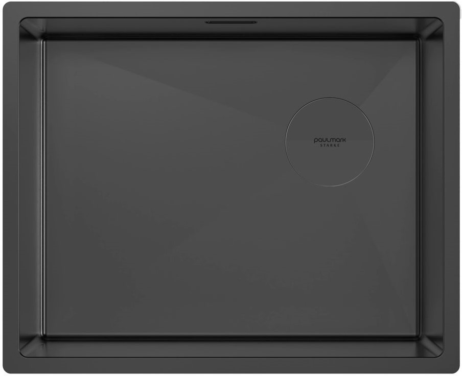 Фото товара: Paulmark NEXT-SKEW 54 UNI, мойка, нержавеющая сталь, матовый черный