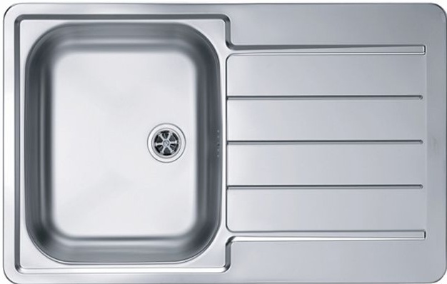 Фото товара: ALVEUS LINE 80 NAT-60 , мойка, нержавеющая сталь (в комплекте с сифоном 1011644)