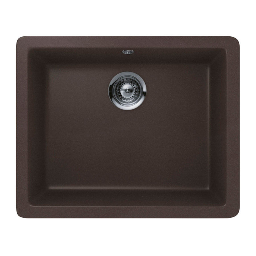 Фото товара: Schock Quadro 60, мойка, гранит, мокка