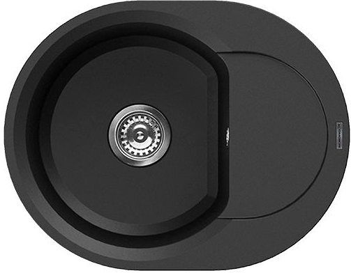 Фото товара: Omoikiri Sakaime 60E-BL, мойка, гранит, черный