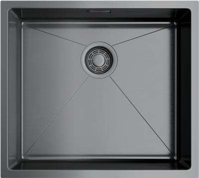 Детальное фото товара: Omoikiri Taki 49-U/IF-GM, мойка, нержавеющая сталь/вороненая сталь 