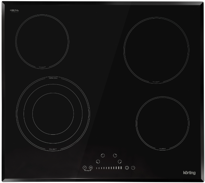 Детальное фото товара: Korting HK 63500 B стеклокерамическая поверхность