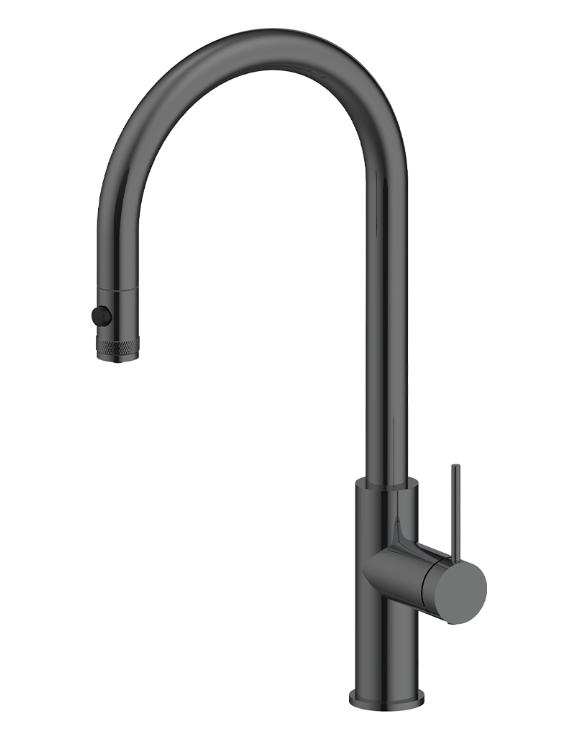 Фото товара: Paulmark Galant, смеситель, вороненая сталь