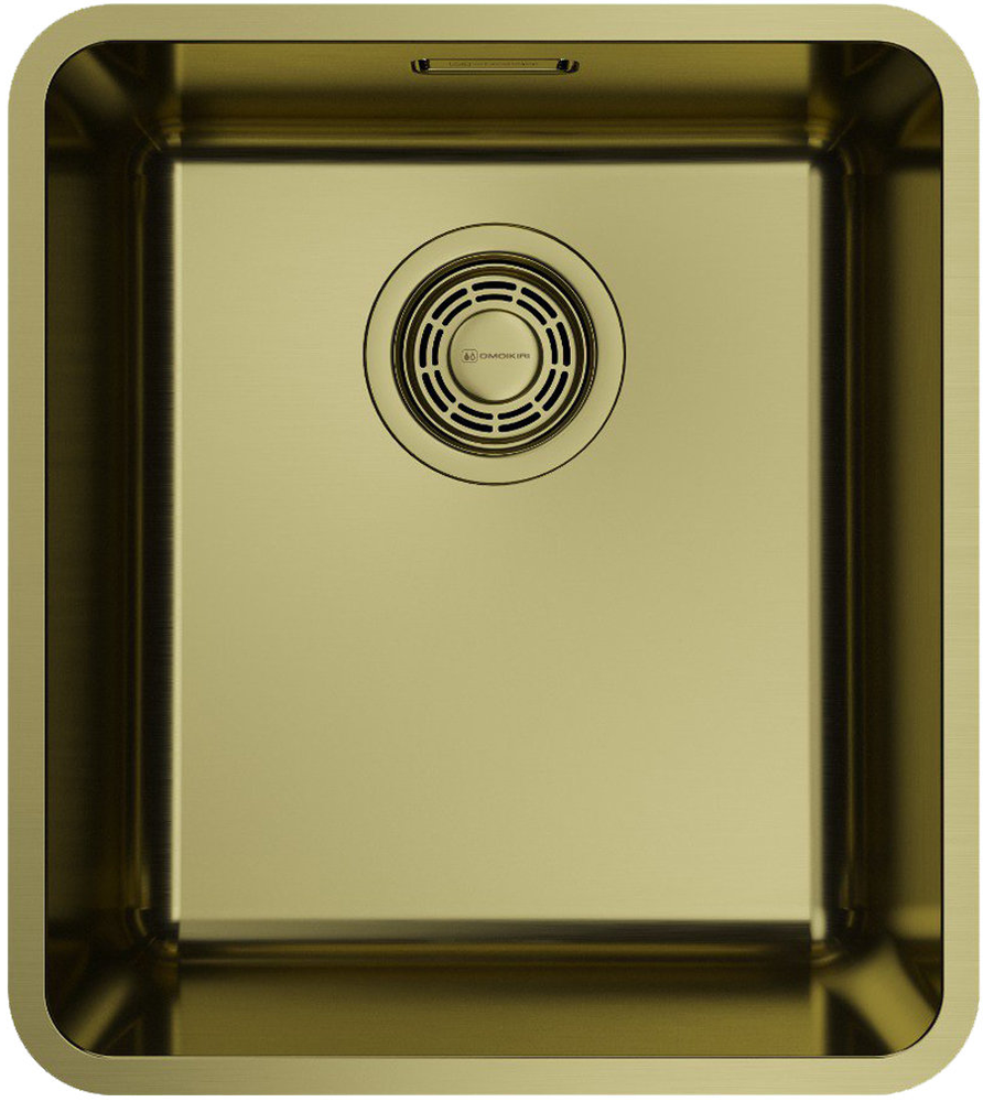 Фото товара: Omoikiri Omi 37-U/I-LG Ultra, мойка, нержавеющая сталь/светлое золото