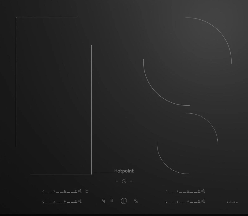 Фото товара: Hotpoint HS 1560B BF индукционная поверхность