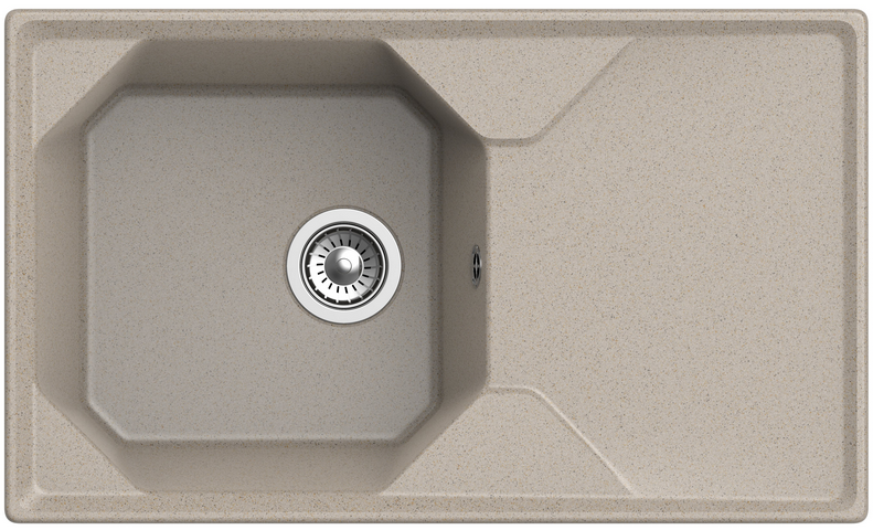 Фото товара: GranFest UNIQUE GF-U-840L, мойка, мрамор, песочный