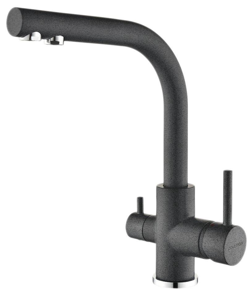 Фото товара: Paulmark ESSEN, смеситель, гранит, графит