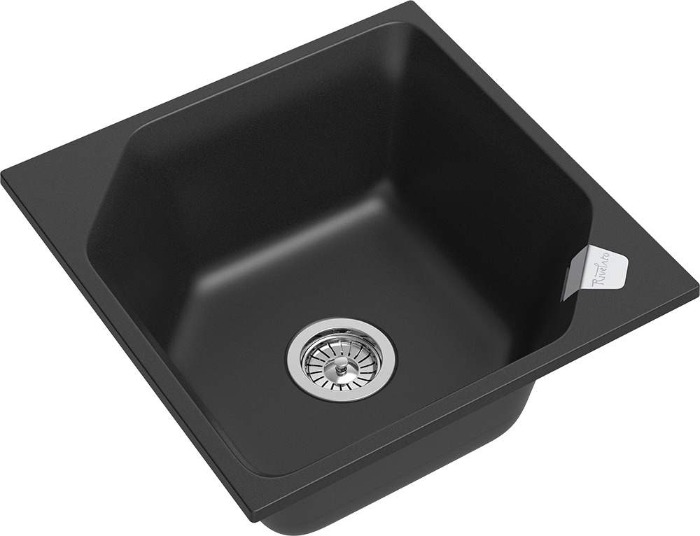 Детальное фото товара: Rivelato LOCUS LS-50 antracite, мойка, гранит, антрацит