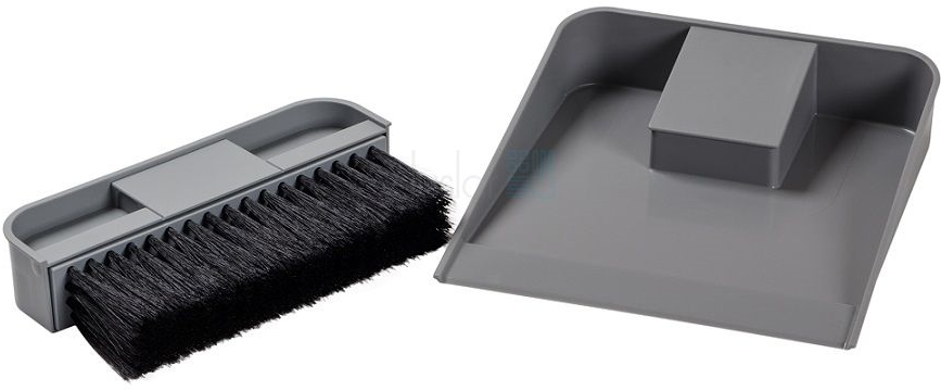 Фото товара: Ninka Vector крышка (совок+щетка) для ведра 12 л, серый