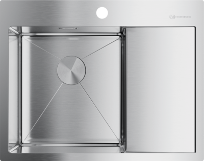 Фото товара: Omoikiri Akisame 65-IN-L, мойка, нержавеющая сталь, чаша слева