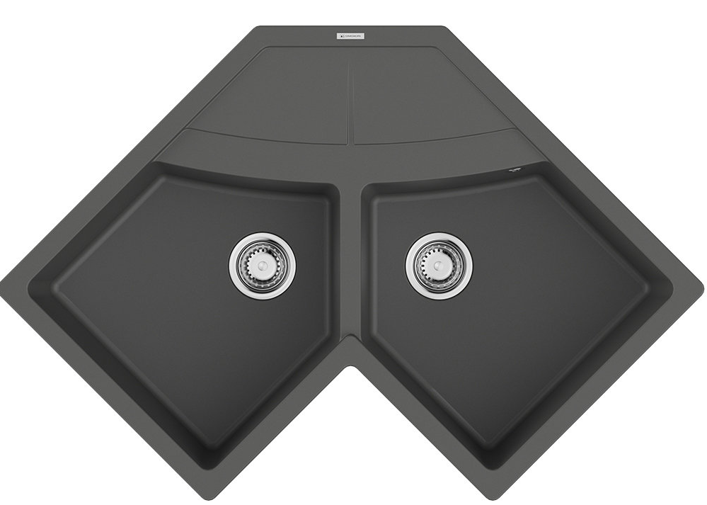 Omoikiri Sumi 83C-PL, мойка, гранит, платина Детальное фото товара: Omoikiri Sumi 83C-PL, мойка, гранит, платина