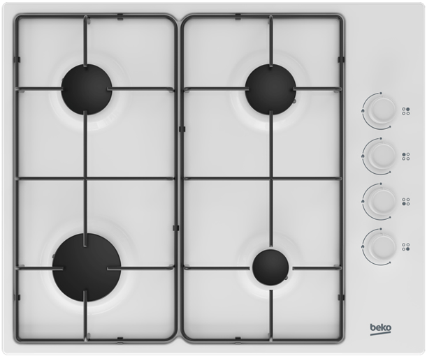 Фото товара: Beko HIGG 64123 SW газовая поверхность