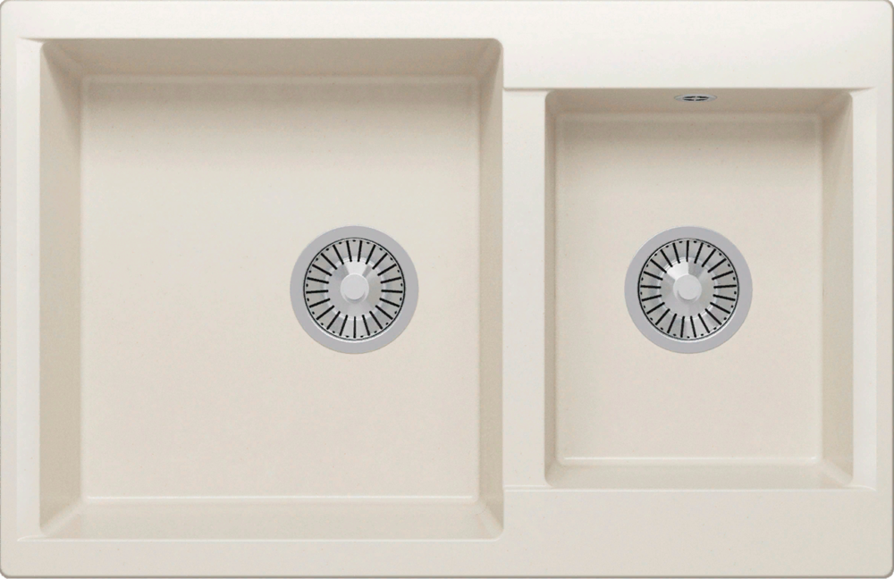 Фото товара: Polygran BRIG-772, мойка, мрамор, белый хлопок 36