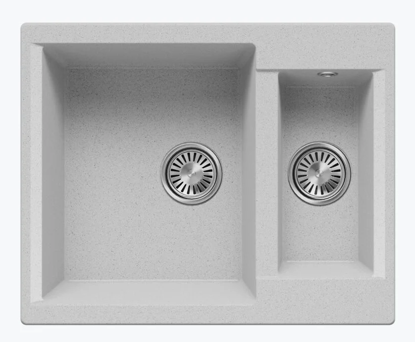 Polygran BRIG-620, мойка, мрамор, светло-серый 314 Фото товара: Polygran BRIG-620, мойка, мрамор, светло-серый 314