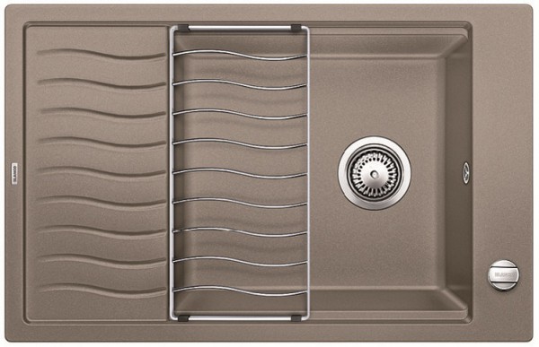 Детальное фото товара: Blanco Elon XL 6S, мойка, гранит, серый беж с клапаном-автоматом