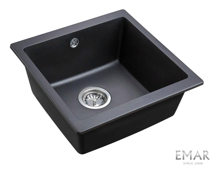 Фото товара: Emar EMQ-1455.P, мойка, гранит, оникс