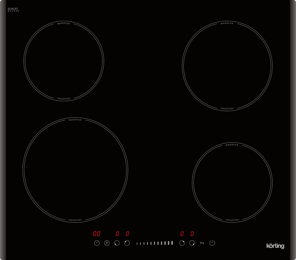 Фото товара: Korting HI 64540 B индукционная поверхность